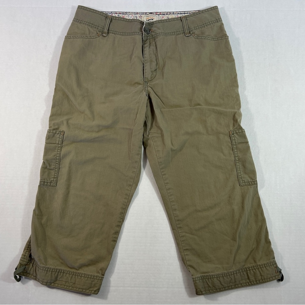Levis Capri Cargo Pants Womens Size 10